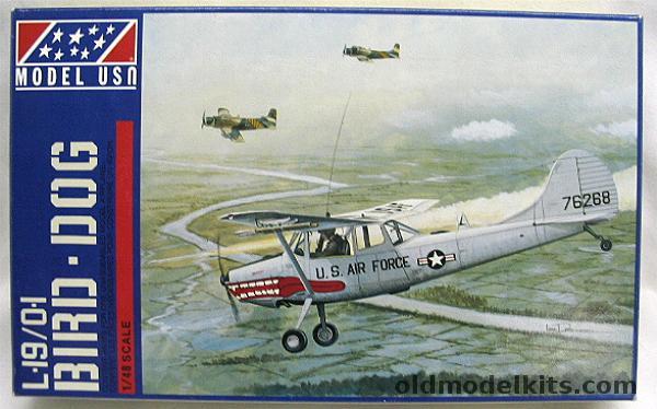 Model USA 1/48 Cessna L-19 / O-1 Bird Dog - USAF / South Vietnam - JSDF, 0001 plastic model kit